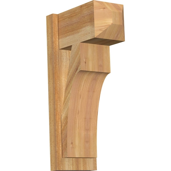 Ekena Millwork Westlake Craftsman Rough Sawn Outlooker, Western Red Cedar, 8"W x 14"D x 26"H OUT08X14X26WTL04RWR - main